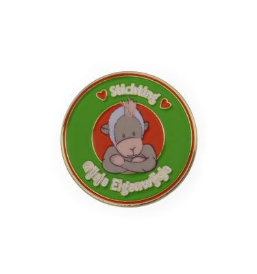 Gijsje Eigenwijsje pin - Groen